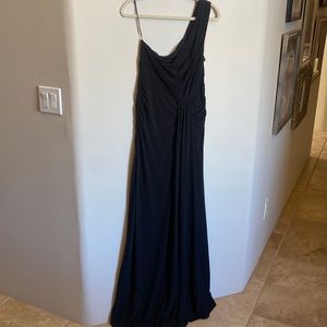 Abs knit formal dress